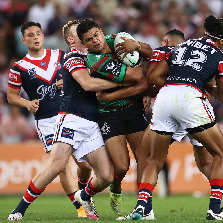 Latrell Mitchell was superb for the Rabbitohs. Picture: Cameron Spencer/Getty Images