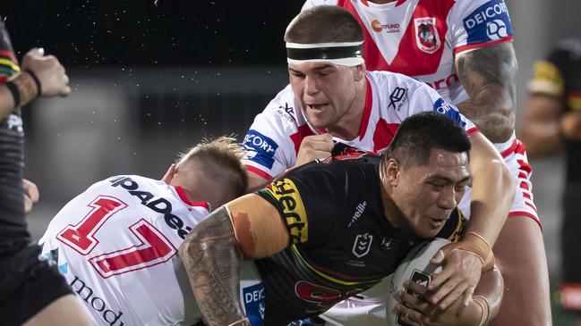 The Panthers and Dragons were due to play again in Round 21 but that could be scrapped under the new schedules the NRL is looking at. Picture: AAP Image/Craig Golding