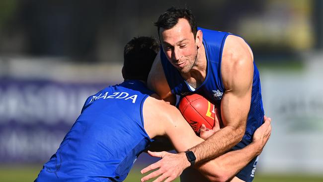 Todd Goldstein won’t be far behind Brodie Grundy and Max Gawn this year. Picture: Quinn Rooney/Getty Images