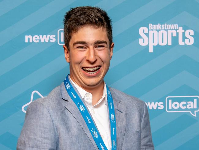 Canterbury-Bankstown Express / AAPLOCAL SPORTS STAR AWARDSWill Cooley, Sailing - 2019 Junior Sports Star Winner for Southern Courier poses for a photo at Bankstown Sports Club Grand Ballroom on Wednesday, 23 October 2019.  (AAP IMAGE / MONIQUE HARMER)