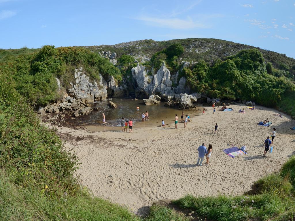 You can only get there on foot, and the water is tidal via tunnels under the cliffs. Picture: Alamy