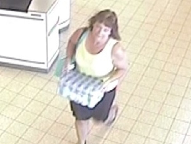 CCTV vision of Karen Chetcuti at one of the last places she was seen.