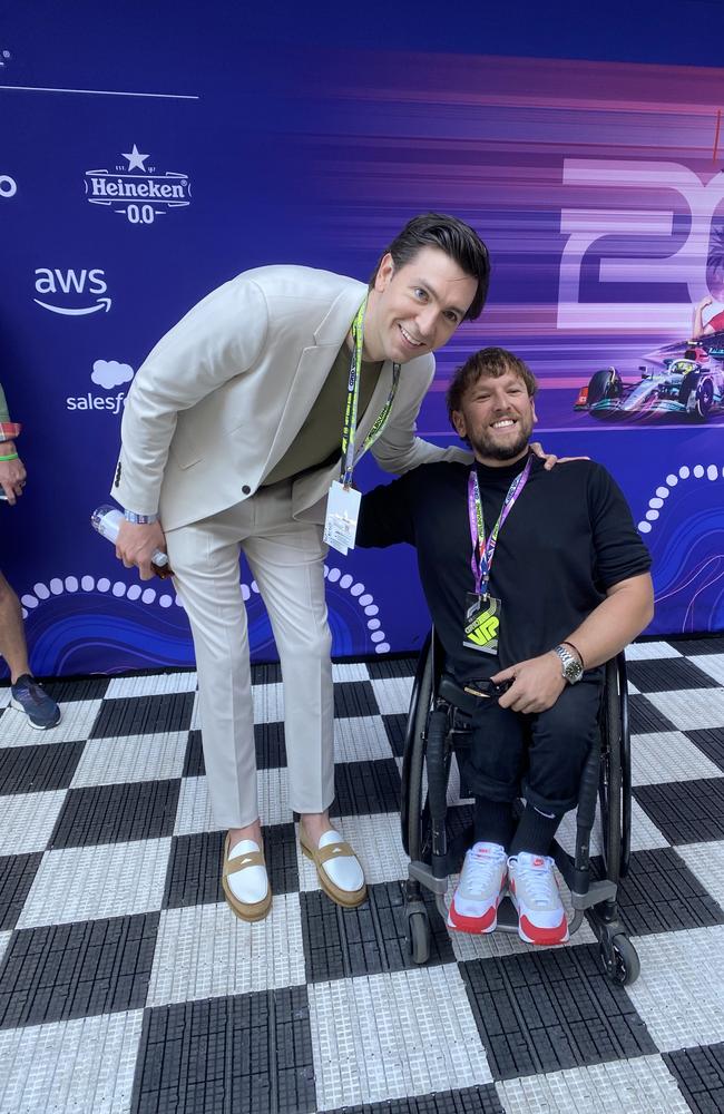 Nicholas Braun and Dylan Alcott