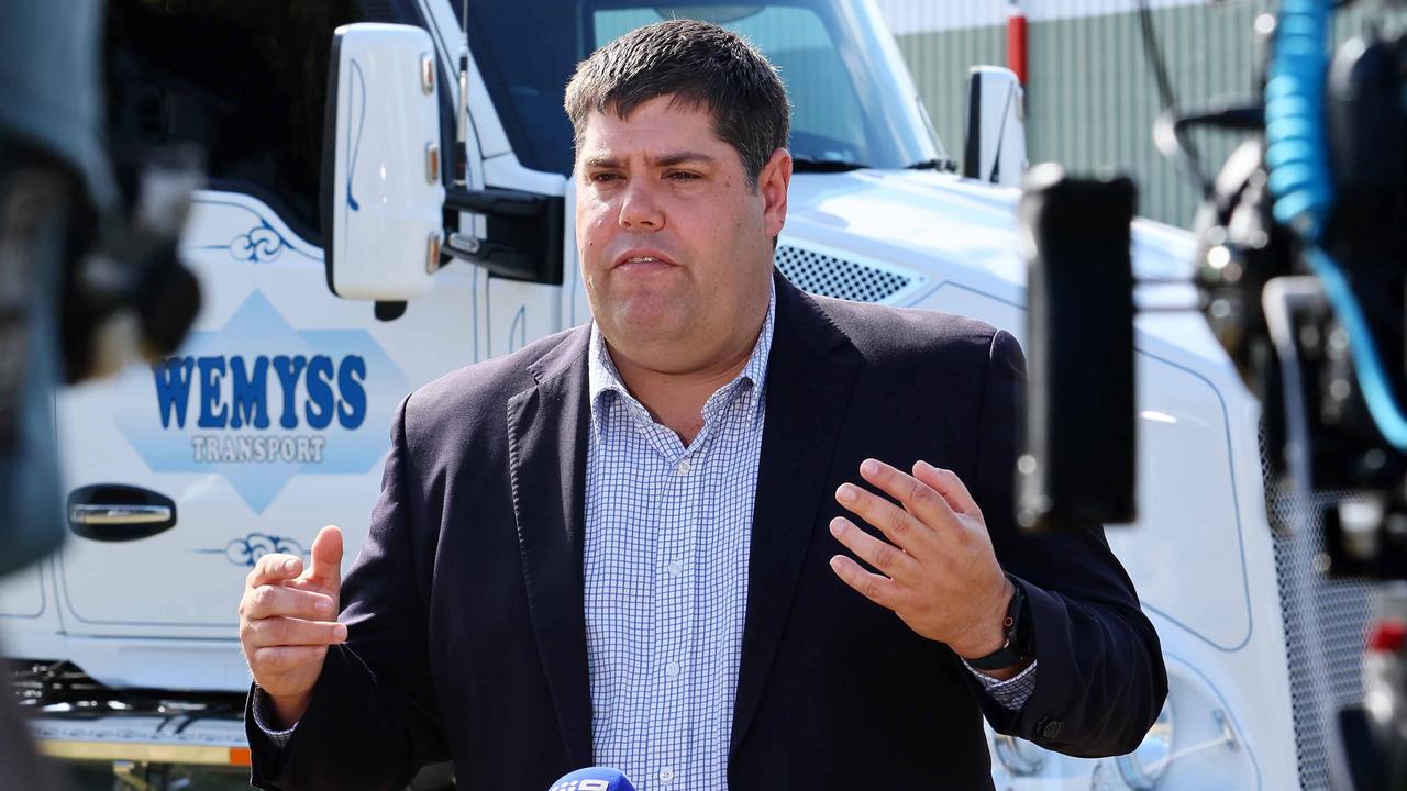 Brisbane, 27 February 2025. Queensland Transport Minister Brent Mickelberg during a press conference in Brisbane. Picture: Supplied