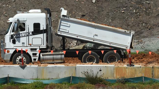 The West Gate Tunnel completion date has been delayed a year.. Picture: Tony Gough