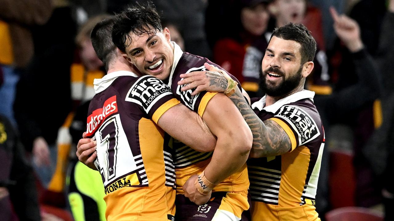 Kotoni Staggs had a blinder for the Broncos (Photo by Bradley Kanaris/Getty Images)