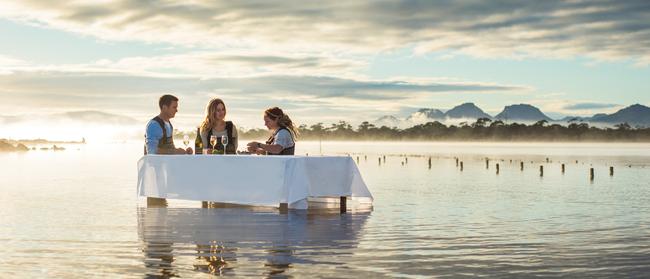 Travellers are looking for unique and unforgettable experiences, like those they can have at Saffire Freycinet on Tasmania’s East Coast. Picture: Saffire Freycinet