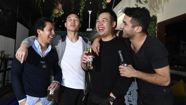 Andrew Chase, Robinson Trinh, Robert Truong and Ninos Shlaimon of 53 Canley. Pic: Simon Bullard/AAP Image