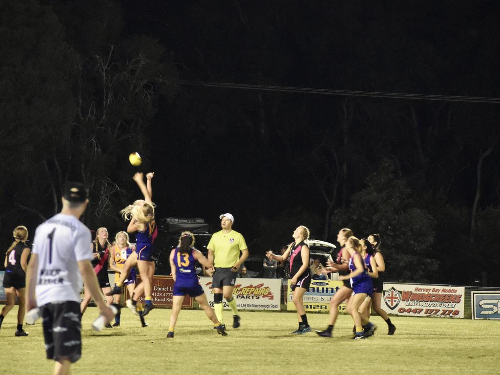 Hervey Bay Bombers have won the Wide Bay Women’s Grand Final against the Bundy Eagles. Picture: Isabella Magee