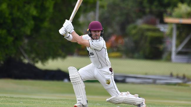 Ipswich batsman Bryn Llewellyn. Picture, John Gass