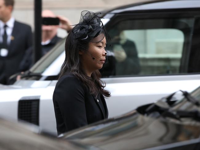 The everyday Australians leave their hotel for the Queen's funeral. Picture: Ella Pellegrini