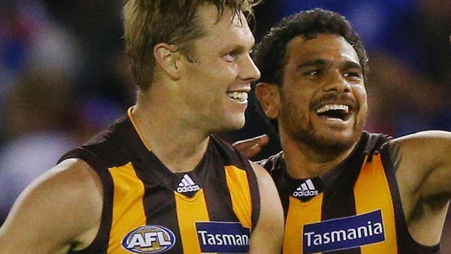 Hawthorn coach Sam Mitchell is encouraging his premiership teammate to re-engage with the Hawks. Picture: Getty Images