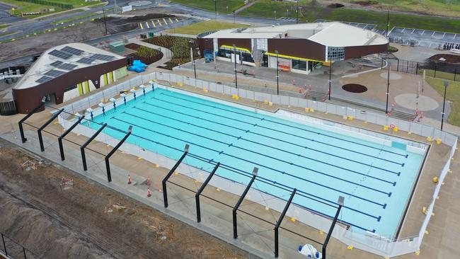 The first stage of the North Bellarine Aquatic Centre in Drysdale. Picture: Alan Barber