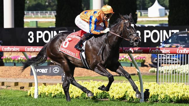 Kiwi star Imperatriz will head to Flemington for the first time in the Group 1 Champions Sprint. Racing Photos via Getty Images