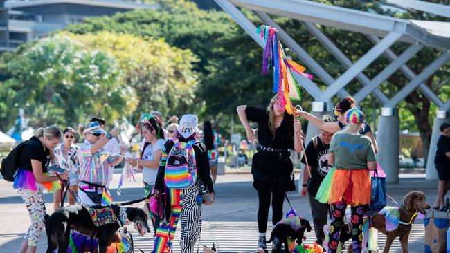 Pride Parade takes off in Darwin City, 2024. Picture: Pema Tamang Pakhrin