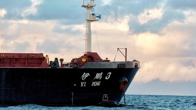 The Yi Peng 3 is being monitored by a flotilla of NATO ships. Picture: AFP.