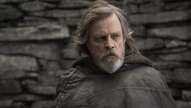 Mark Hamill as Luke Skywalker in Star Wars: The Last Jedi