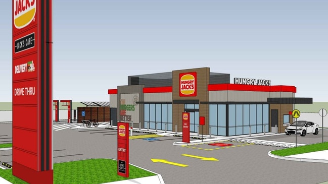 A new Hungry Jack’s drive-through has been proposed for a vacant Sheridan St block of land at Cairns North. Picture: Supplied