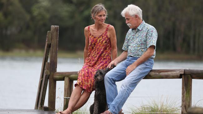 Alan Mackay-Sim with wife, Lisa. Photo David Kelly