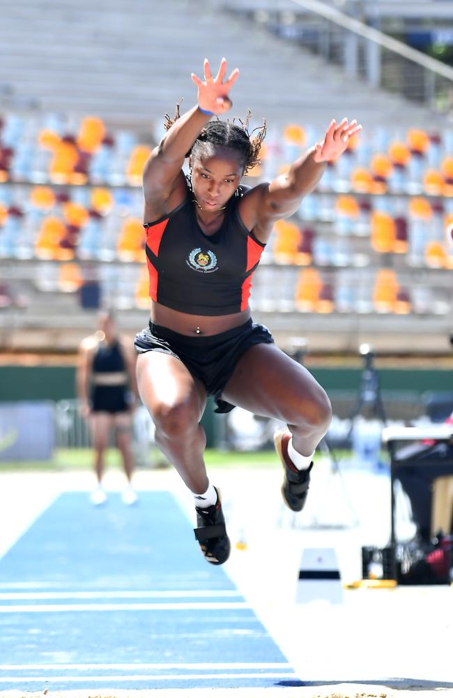 Queensland track and field state titles Saturday March 15, 2025. Picture, John Gass
