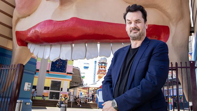 Comedian Jim Jefferies in Sydney. Picture: Jeff Williamson