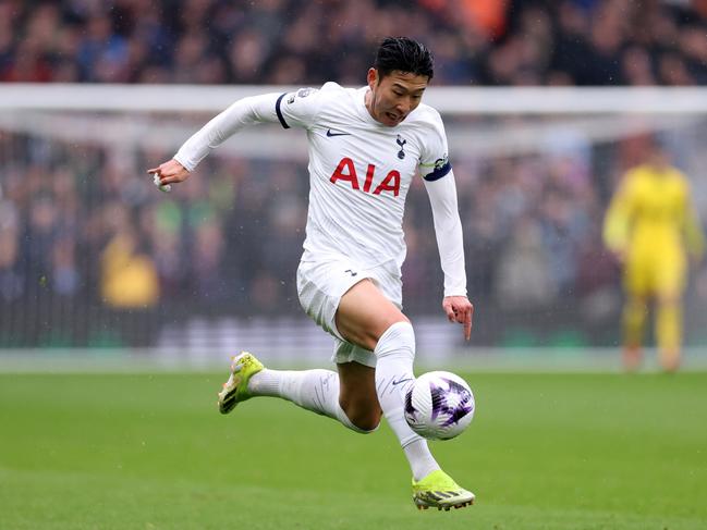 Spur’s captain Son Heung-min will be vital in the run home. Picture: Getty Images