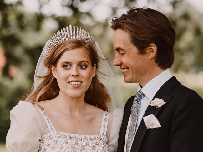 Princess Beatrice on her wedding day. Picture: Getty