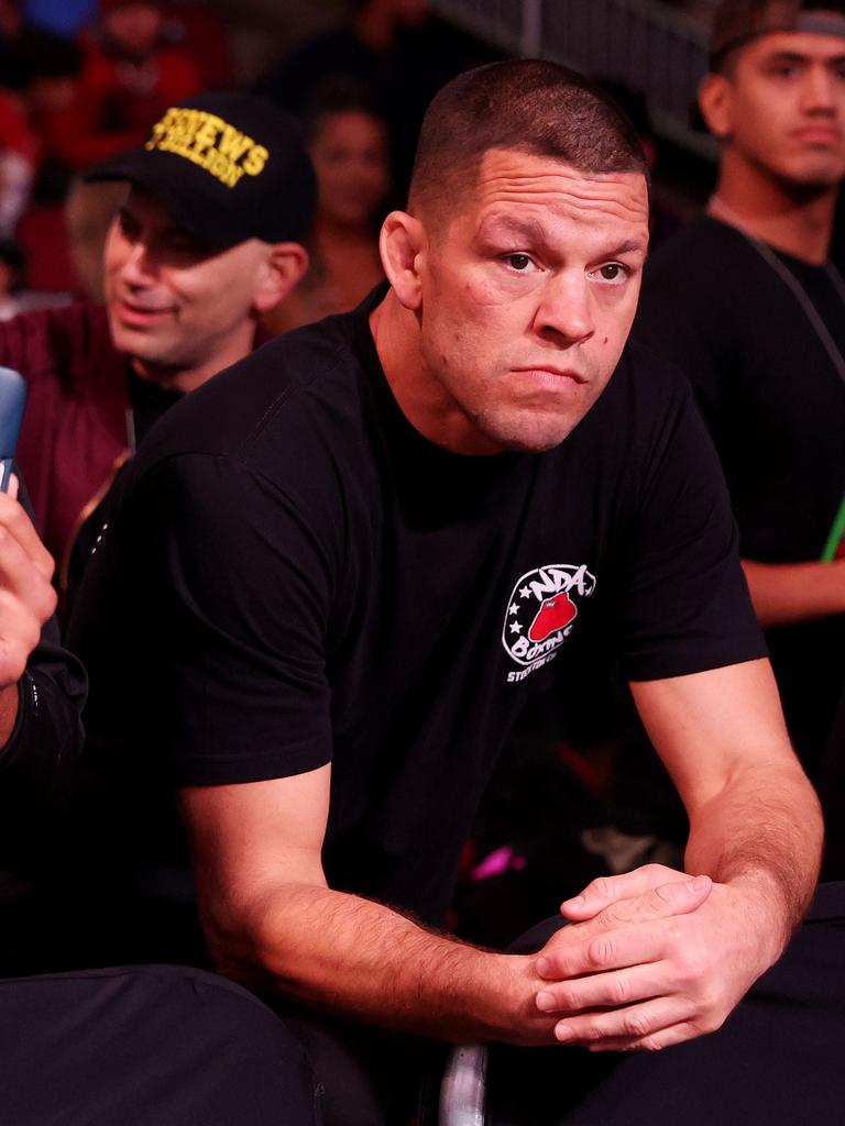 MMA fighter Nate Diaz has some thinking to do. Photo: Christian Petersen/Getty Images/AFP.