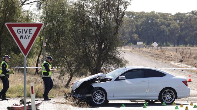 The Strathmerton crash is the deadliest in the state in more than a decade. Picture: Ian Currie