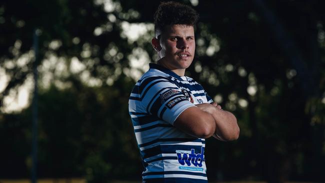 Thomas Clarke was named the youngest ever captain for the Darwin Brothers in their match against Palmerston Raiders last week. Picture: GLENN CAMPBELL