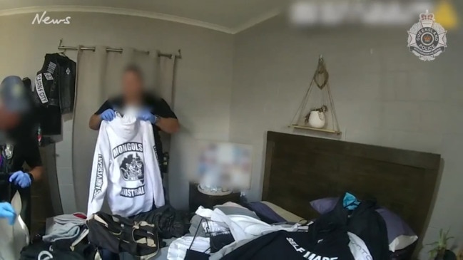 Detectives raid Cairns homes in operation targeting Mongols Outlaw Motorcycle Gang