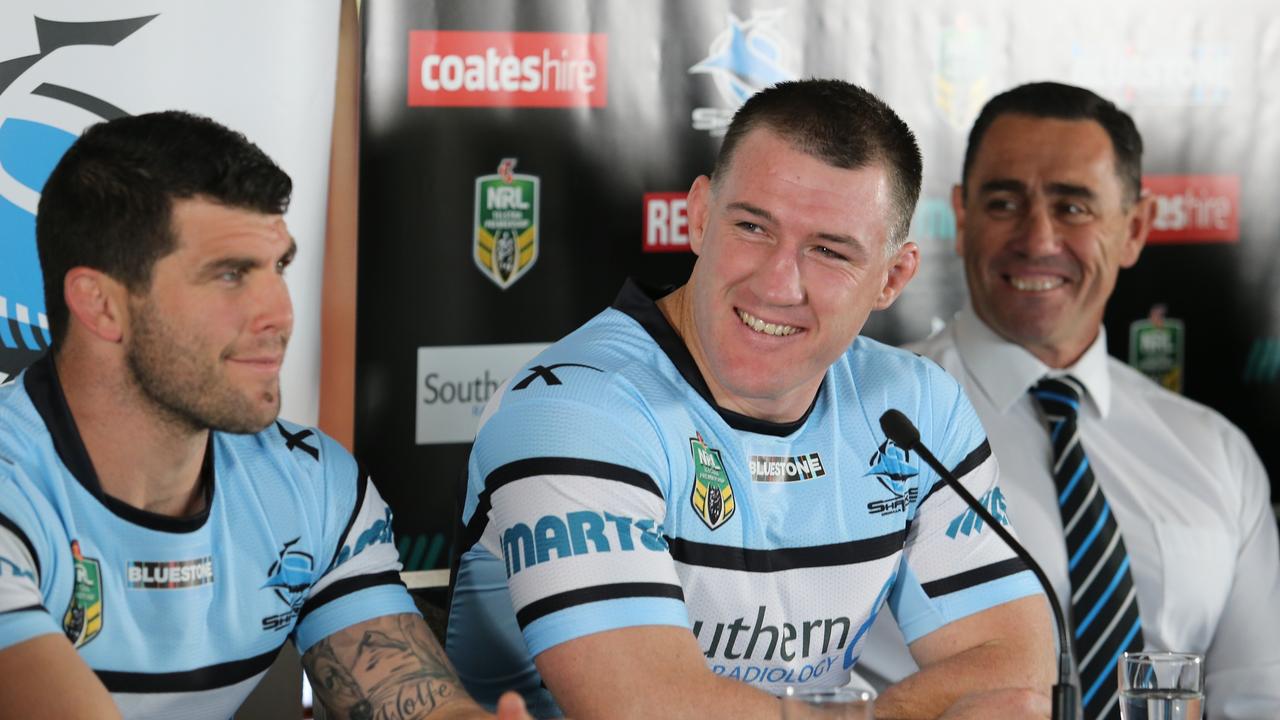 Michael Ennis, Paul Gallen and Shane Flanagan.