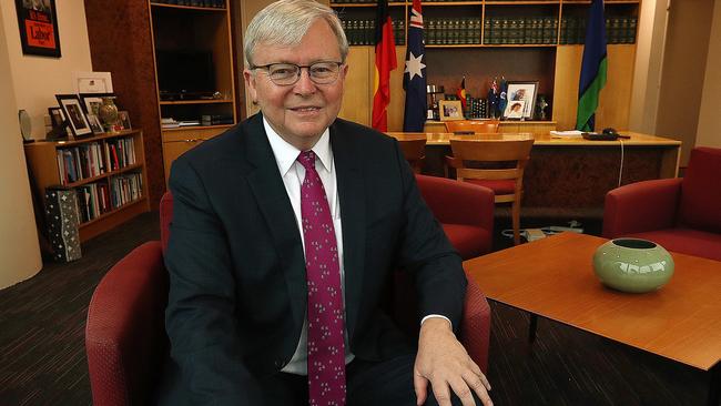 There is no suggestion that Mr Rudd ever got the letters. Picture: Lyndon Mechielsen