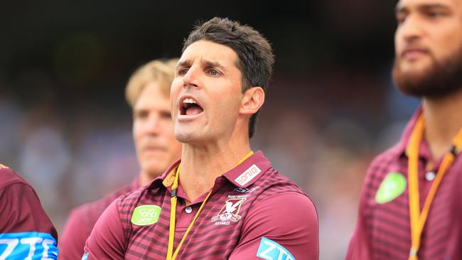 Trent Barrett has learnt a lot of lessons in his first year as an NRL coach. Picture: Mark Evans