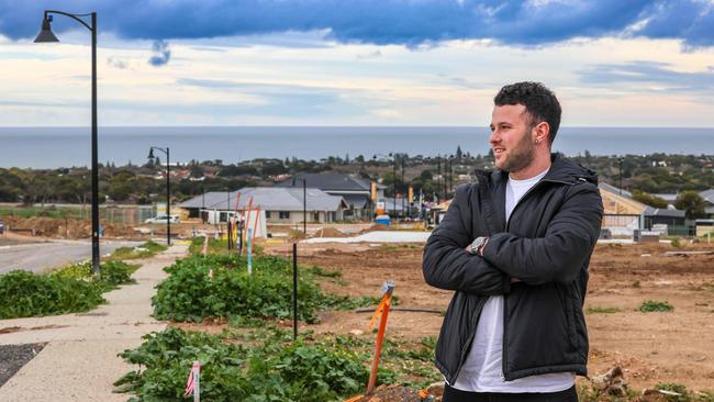 Caleb Bifulco is hoping the abolishment of stamp duty will help him to purchase his first home. Picture: Russell Millard