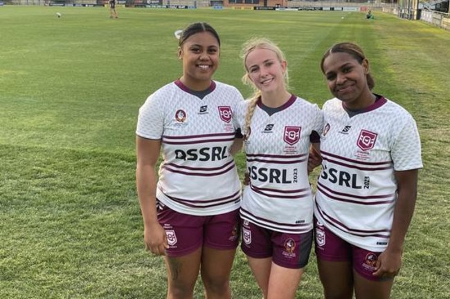 India Seeto, Nadia Windleborn and Relna Wuruki-Hose were 2023 Queensland Schoolgirls league team selects.