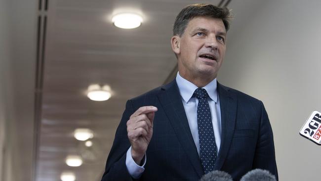 Federal Energy and Emissions Reduction Minister Angus Taylor. Picture: NCA NewsWire / Gary Ramage