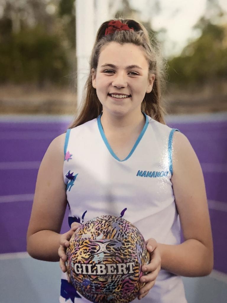 Tia is 16 years old and played her first game of netball at aged 4.