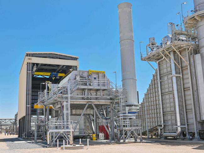 JANUARY 31, 2025: The new Moomba CCS (carbon capture and storage) plant, a joint venture of Santos and Beach Energy. Picture: Brenton Edwards