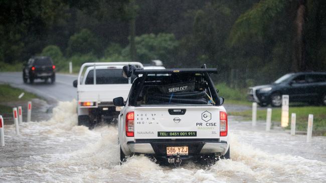 Minor and moderate flooding has already hit areas of Queensland. Picture: NCA NewsWire / Scott Powick