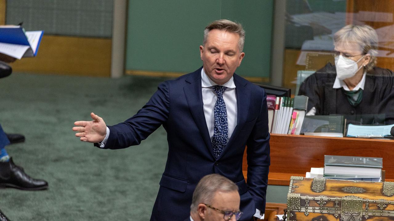 Energy Minister Chris Bowen. Picture: NCA NewsWire / Gary Ramage