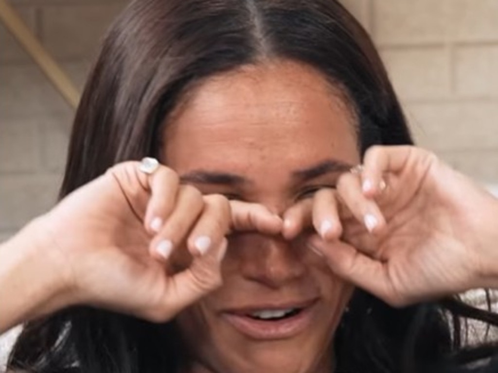 Luckily she was sans makeup when the tears started flowing. Picture: Instagram