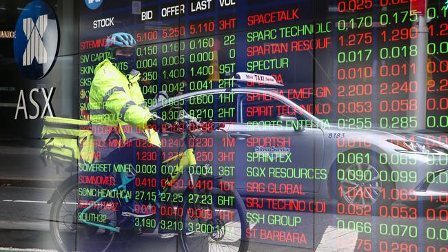 SYDNEY, AUSTRALIA : NewsWire Photos - SEPTEMBER 30 2024 ; A general view of the digital boards at the ASX in Sydney. Picture: NewsWire / Gaye Gerard