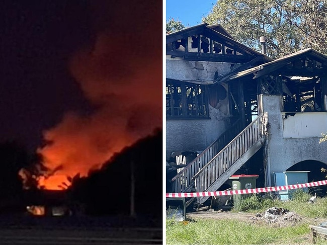 Fire in East Mackay destroys two-storey house, no injuries