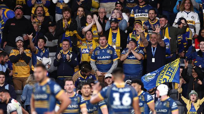 Parra fans and their rivals can all support the food choices coming to CommBank Stadium. Picture: Cameron Spencer/Getty Images