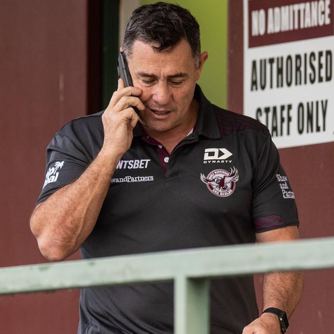 Sea Eagles assistant coach Shane Flanagan.