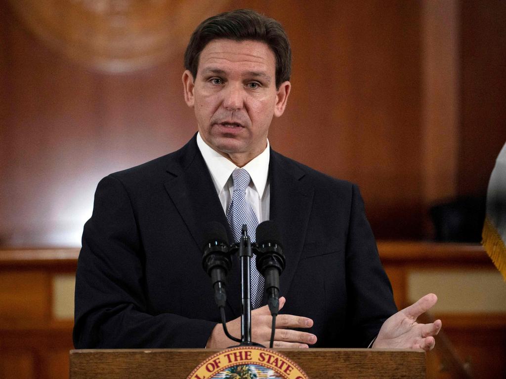 Florida Governor Ron DeSantis is making sweeping legislative changes. Picture: AFP