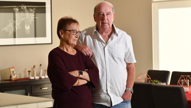 Ursula Steinberger and her partner Leon Sharp contracted COVID-19 while on the Ruby Princess cruise ship. The Port Augusta-based couple are among the South Australians who are part of the class action. Picture: Keryn Stevens