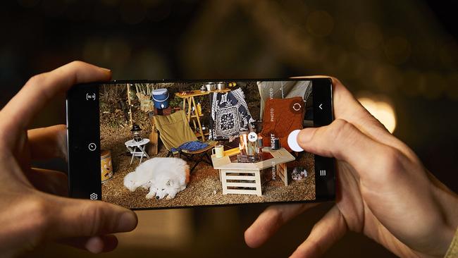 The Samsung Galaxy S22 Ultra smartphone features an enhanced camera, four nanometer chip, and S Pen.