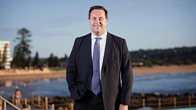 Jason Falinski MP said a line on the beaches would ease congestion on the roads. Picture: AAP Image / Adam Yip